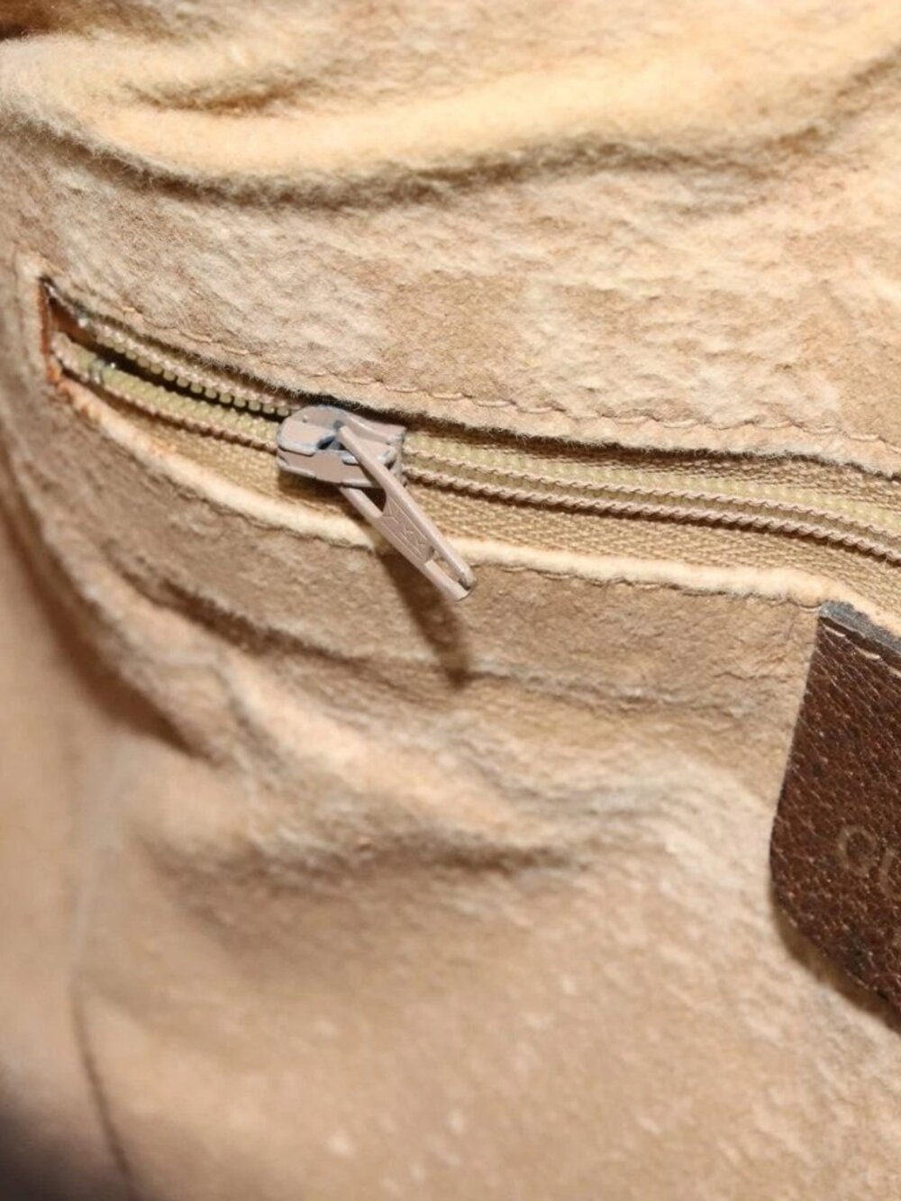 GUCCI GG Supreme Web Sherry Line Hand Bag PVC Beige Gold 24 012 3842 Auth 161028 - Picture 12 of 16